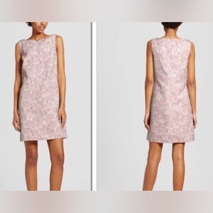 VICTORIA BECKHAM for Target Women's Blush Floral Jacquard Shift Dress Size 1X